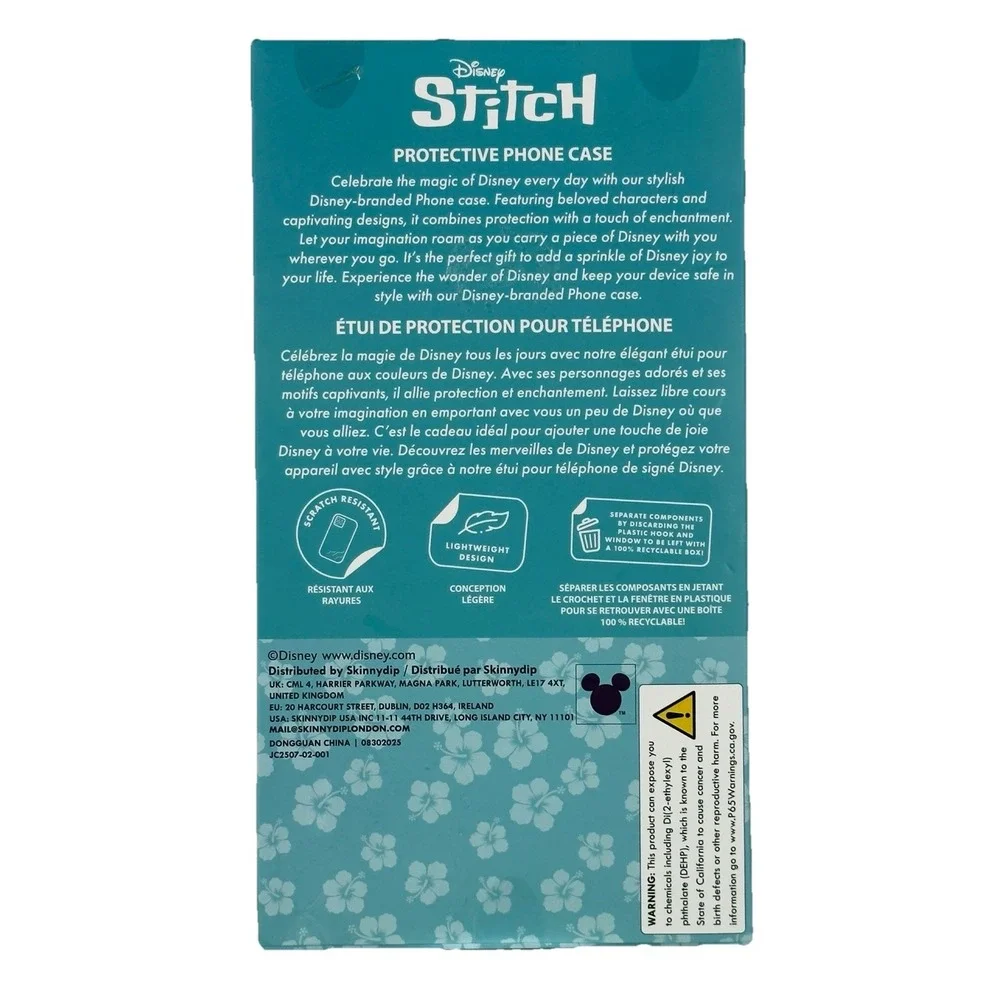 Disney Stitch Hugs Kisses Hearts 'Ohana iPhone 16 Pro Max Case‎ MagSafe New